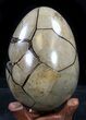 Septarian Dragon Egg Geode - Crystal Filled #37443-3